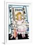 Goldilock Tries Papa Bear's Chair-Julia Letheld Hahn-Framed Art Print