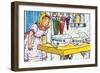 Goldilocks And the Poridge Bowls-Julia Letheld Hahn-Framed Art Print