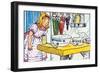 Goldilocks And the Poridge Bowls-Julia Letheld Hahn-Framed Art Print
