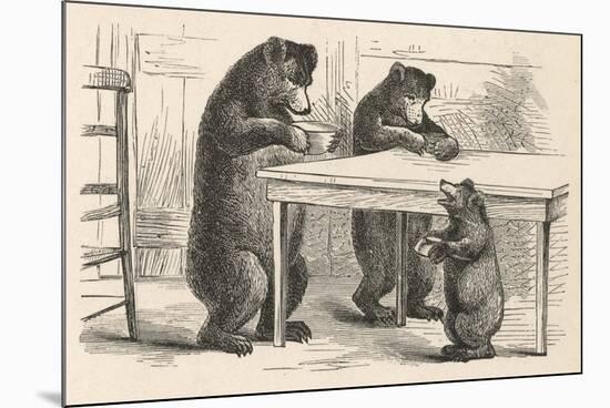 Goldilocks and the Three Bears-null-Mounted Photographic Print