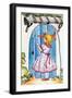 Goldilocks at the Bear's Cottage-Julia Letheld Hahn-Framed Art Print