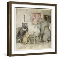 Goldilocks, Fairy Tales-Arthur Rackham-Framed Photographic Print