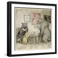 Goldilocks, Fairy Tales-Arthur Rackham-Framed Photographic Print