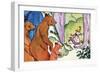 Goldilocks Flees-Julia Letheld Hahn-Framed Art Print