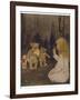 Goldilocks Gives Three Teddy Bears a Talking-To-Jessie Willcox-Smith-Framed Photographic Print