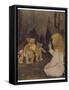 Goldilocks Gives Three Teddy Bears a Talking-To-Jessie Willcox-Smith-Framed Stretched Canvas