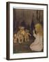 Goldilocks Gives Three Teddy Bears a Talking-To-Jessie Willcox-Smith-Framed Photographic Print