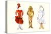 Goldilocks Paper Doll-Zelda Fitzgerald-Stretched Canvas