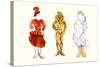 Goldilocks Paper Doll-Zelda Fitzgerald-Stretched Canvas