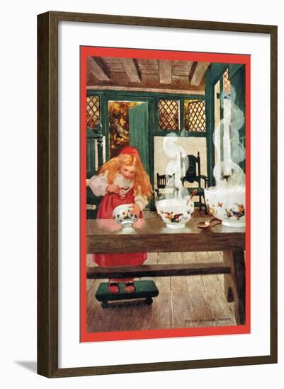 Goldilocks-Jessie Willcox-Smith-Framed Art Print