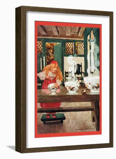 Goldilocks-Jessie Willcox-Smith-Framed Art Print