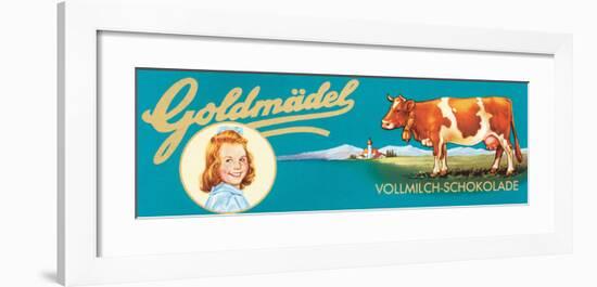 Goldmadel Vollmilch Schokolade-null-Framed Art Print