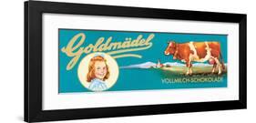 Goldmadel Vollmilch Schokolade-null-Framed Art Print