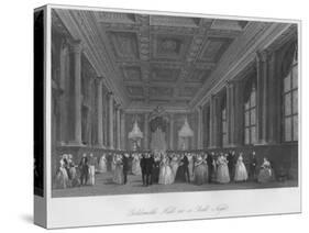 'Goldsmith's Hall on a Ball Night', c1841-Henry Melville-Stretched Canvas