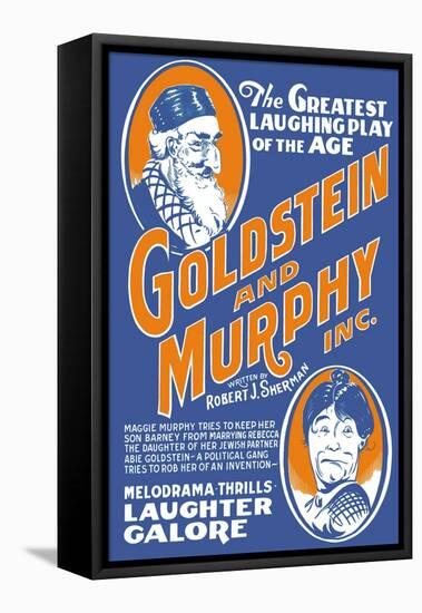 Goldstein and Murphy Inc.: The Greatest Laughing Play of the Age-null-Framed Stretched Canvas