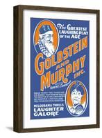 Goldstein and Murphy Inc.: The Greatest Laughing Play of the Age-null-Framed Art Print