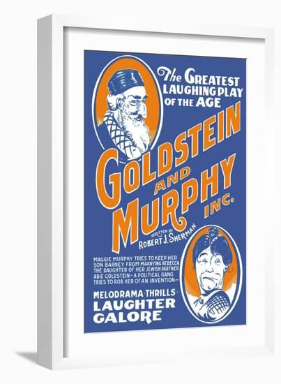 Goldstein and Murphy Inc.: The Greatest Laughing Play of the Age-null-Framed Art Print