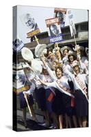 Goldwater Girls Wearing Sashes and Waving Signs Prior to Republican National Convention-John Dominis-Stretched Canvas