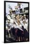 Goldwater Girls Wearing Sashes and Waving Signs Prior to Republican National Convention-John Dominis-Framed Photographic Print