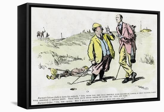 Golf, 1919-null-Framed Stretched Canvas
