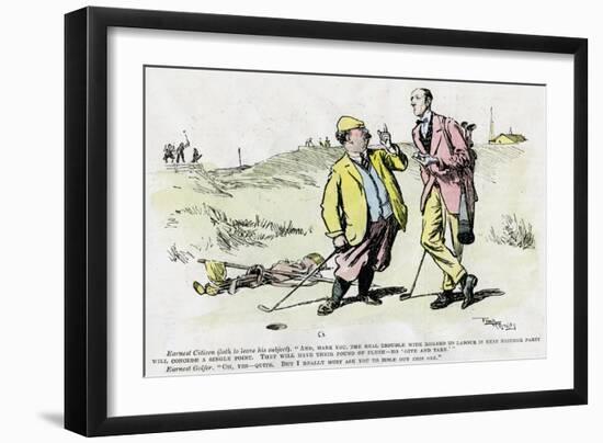 Golf, 1919-null-Framed Giclee Print