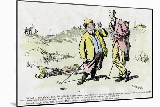 Golf, 1919-null-Mounted Giclee Print