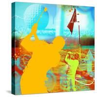 Golf 1-JB Hall-Stretched Canvas