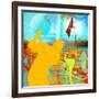 Golf 1-JB Hall-Framed Giclee Print