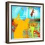 Golf 1-JB Hall-Framed Premium Giclee Print