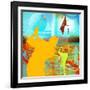 Golf 1-JB Hall-Framed Giclee Print