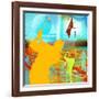 Golf 1-JB Hall-Framed Giclee Print