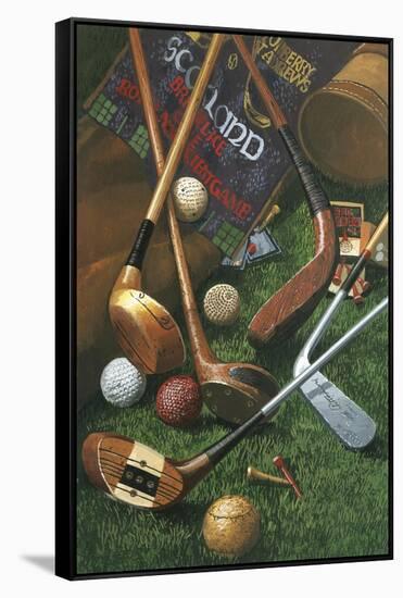 Golf Antiques-William Vanderdasson-Framed Stretched Canvas