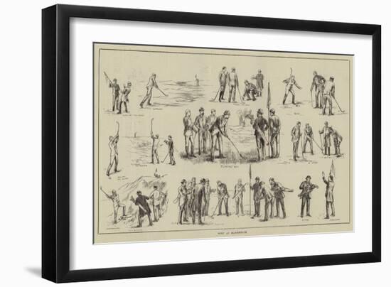 Golf at Blackheath-null-Framed Giclee Print
