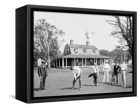 Golf at Manhansett I.E. Manhanset House, Shelter Island, N.Y.-null-Framed Stretched Canvas