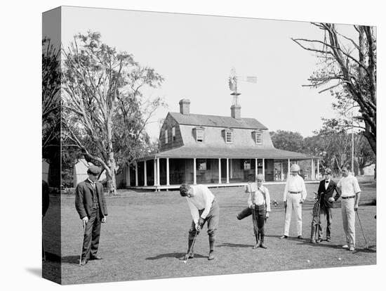 Golf at Manhansett I.E. Manhanset House, Shelter Island, N.Y.-null-Stretched Canvas