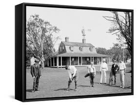 Golf at Manhansett I.E. Manhanset House, Shelter Island, N.Y.-null-Framed Stretched Canvas