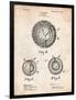 Golf Ball 1902 Patent-Cole Borders-Framed Art Print