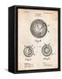 Golf Ball 1902 Patent-Cole Borders-Framed Stretched Canvas