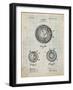 Golf Ball 1902 Patent-Cole Borders-Framed Art Print