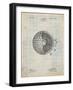 Golf Ball 1902 Patent-Cole Borders-Framed Art Print