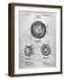 Golf Ball 1902 Patent-Cole Borders-Framed Art Print