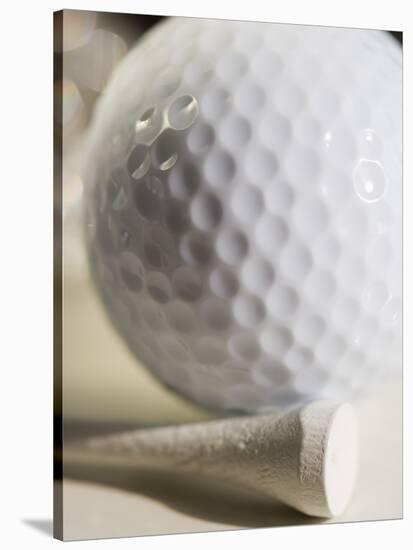 Golf Ball and Golf Tee-Tom Grill-Stretched Canvas