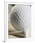 Golf Ball and Golf Tee-Tom Grill-Framed Photographic Print