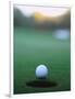 Golf Ball Close to Hole-Robert Llewellyn-Framed Photographic Print