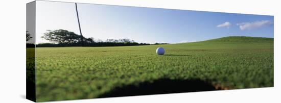 Golf Ball Entering the Hole, Kanapali, Hawaii, USA-null-Stretched Canvas