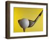 Golf Ball on Tee with Club-null-Framed Photographic Print