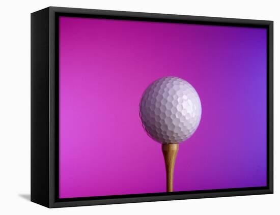 Golf Ball on Tee-null-Framed Stretched Canvas