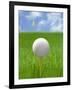 Golf ball on tee-Gaetano-Framed Photographic Print