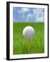 Golf ball on tee-Gaetano-Framed Photographic Print