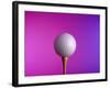 Golf Ball on Tee-null-Framed Photographic Print